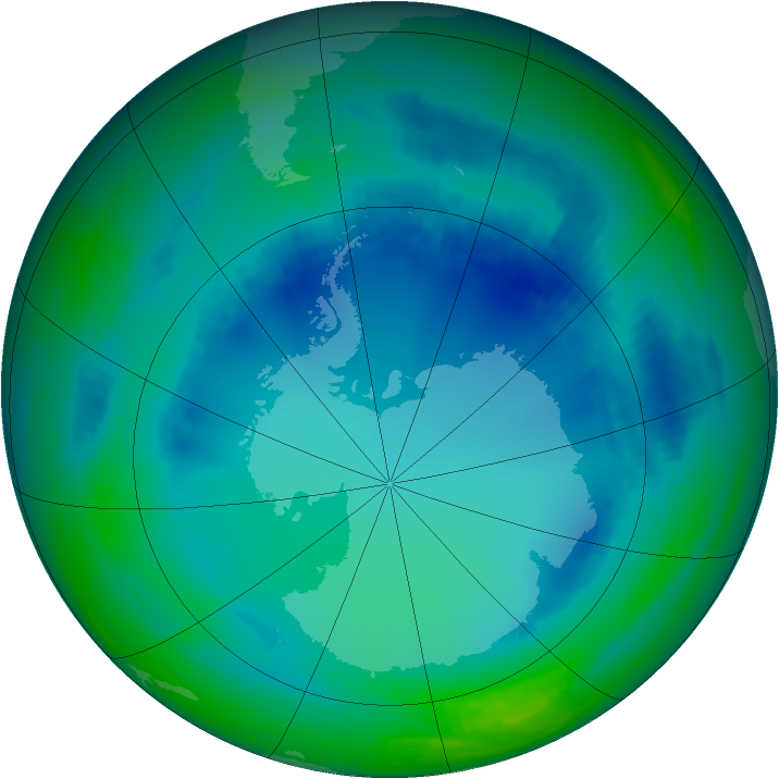 Ozone Map 2000-08-01